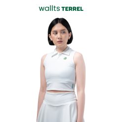 Matchday Women Sleeveless Polo White Wallts x Terrel